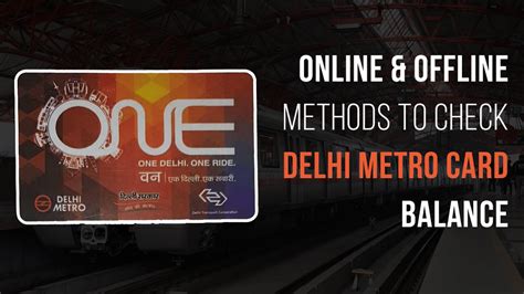 namma metro smart card balance check online|check metro card balance online.